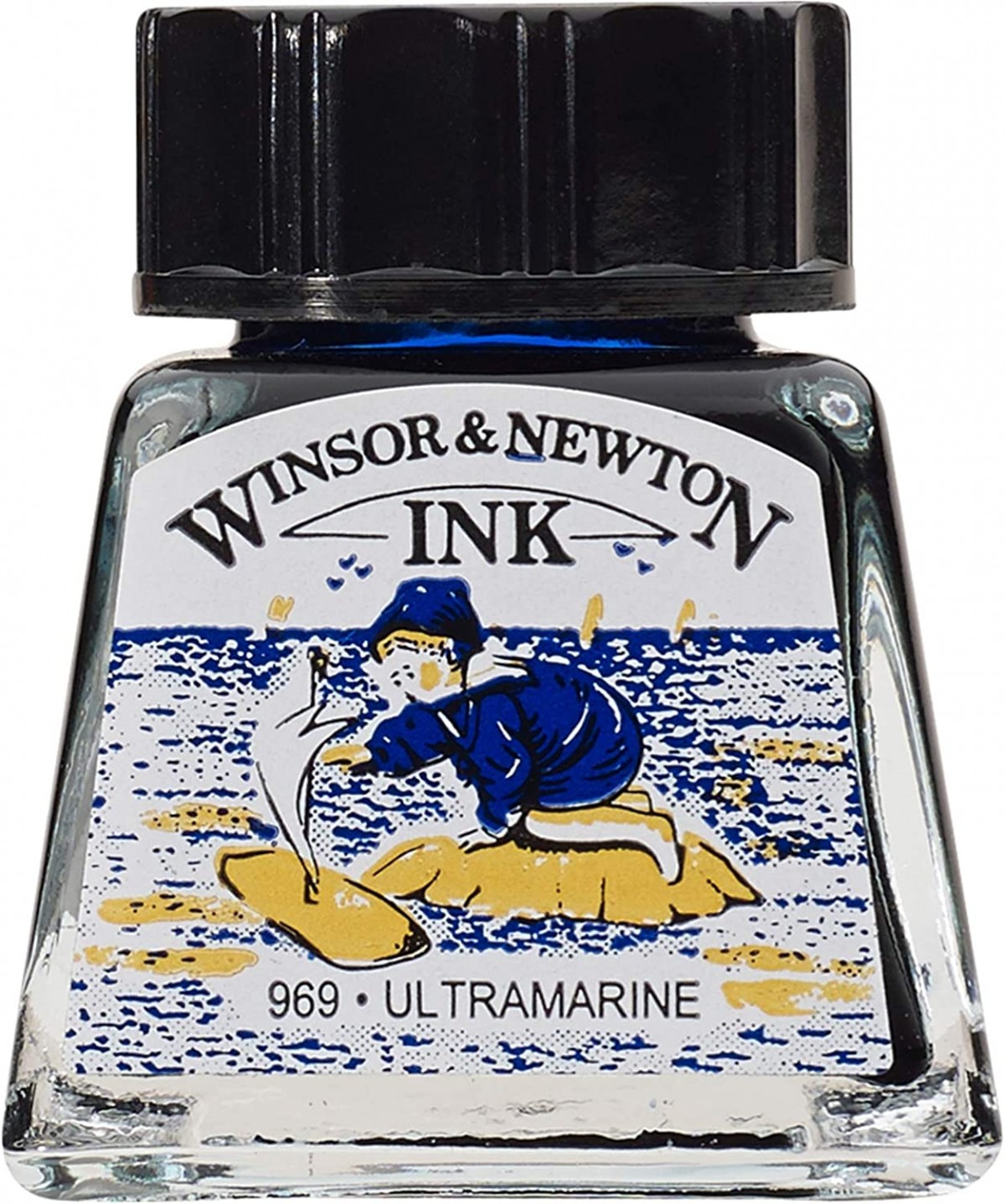 Winsor & Newton Drawing Ink Çizim Mürekkebi 14ml Ultramarine 660 Winsor & Newton Drawing Ink Çizim Mürekkebi 14ml Ultramarine 660