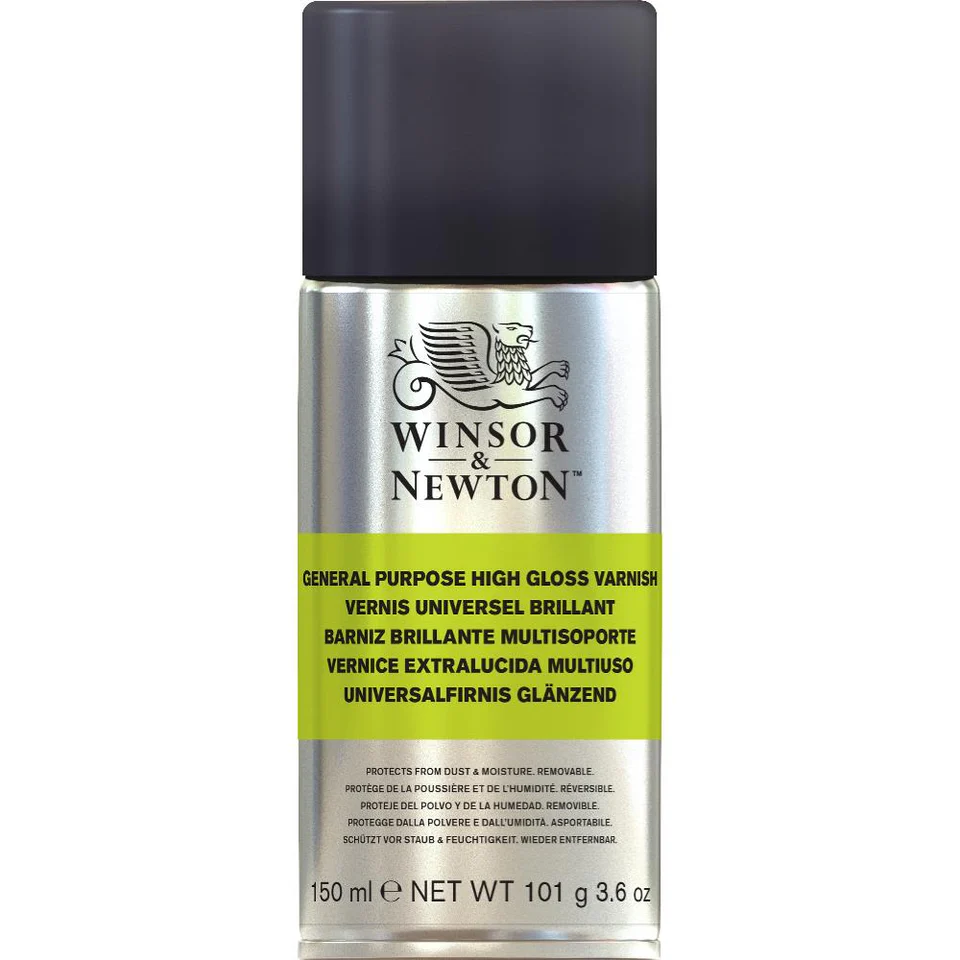 Winsor Newton General Purpose High Gloss Varnish 150ml Sprey Genel Amaçlı Yüksek Parlaklık Vernik / MQ0008233