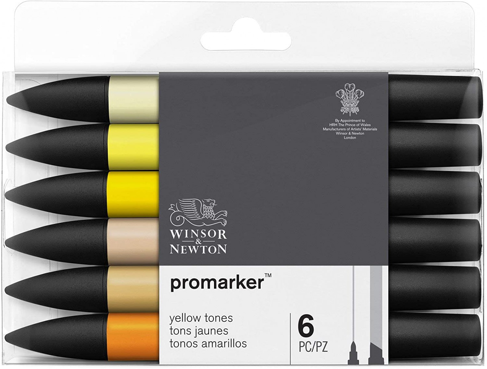 Winsor Newton Promarker 6'lı Yellow Tones