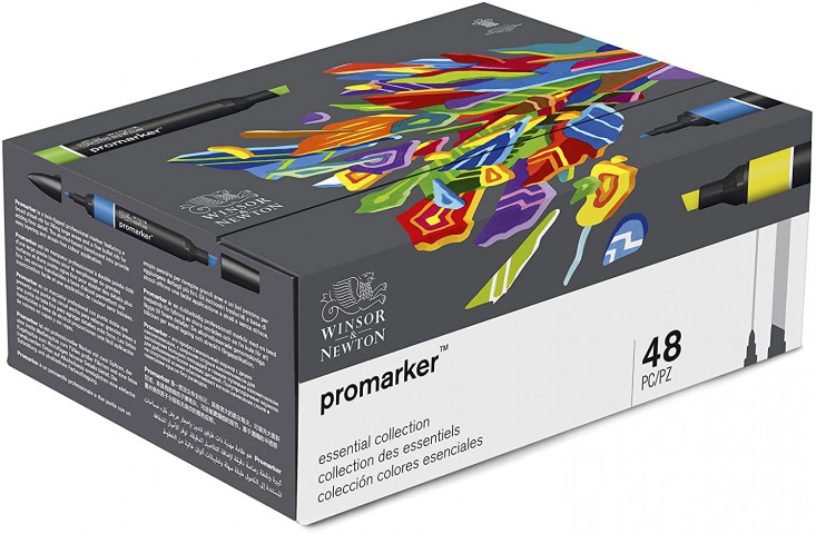 Winsor & Newton Promarker Set - 48 Renk