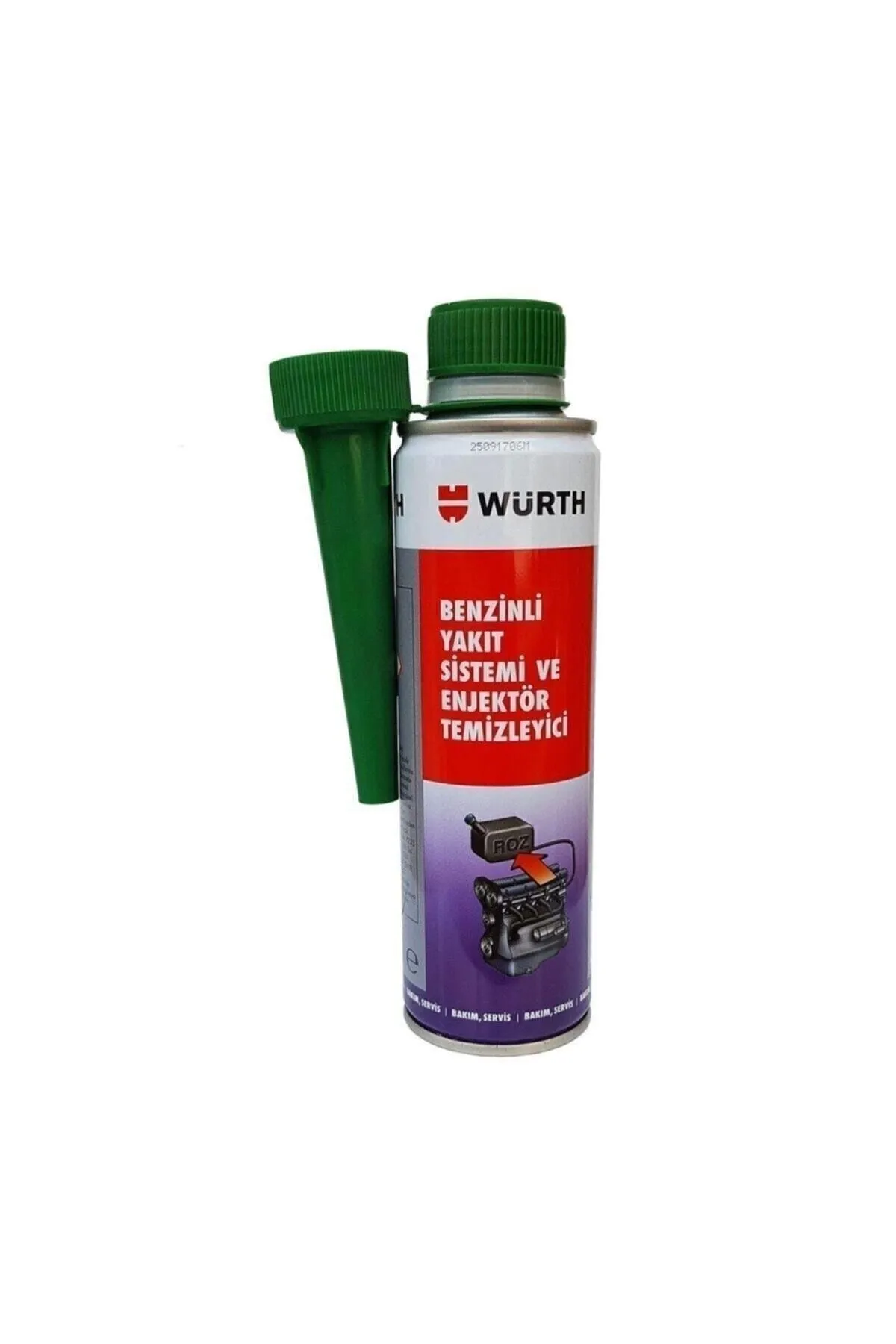 Würth 300ml Benzinli Yakıt Sistemi ve Enjektör Temizleyici / 5861101300 Würth 300ml Benzinli Yakıt Sistemi ve Enjektör Temizleyici / 5861101300