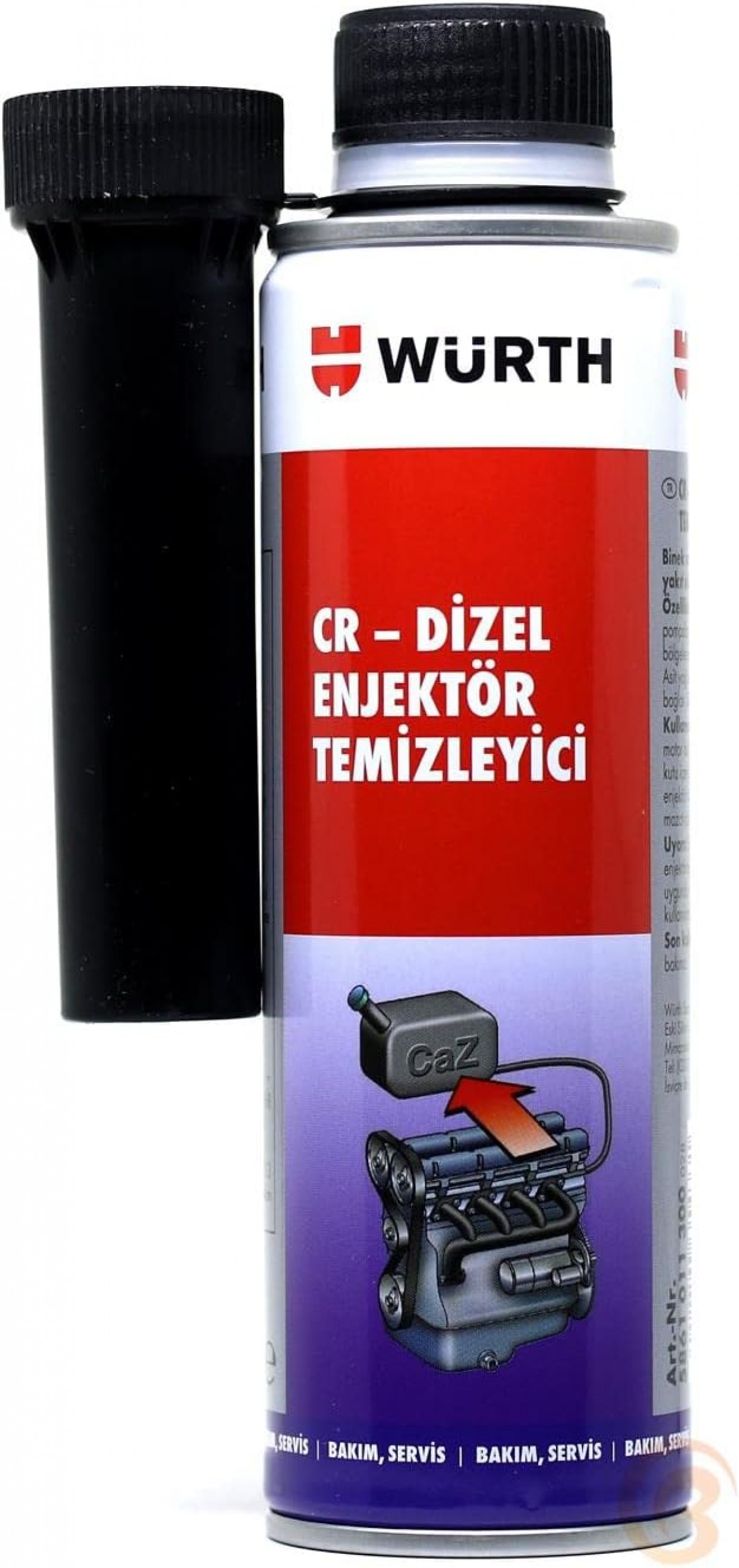 Würth 300ml CR- Dizel Enjektör Temizleyici / 58611011300 Würth 300ml CR- Dizel Enjektör Temizleyici / 58611011300