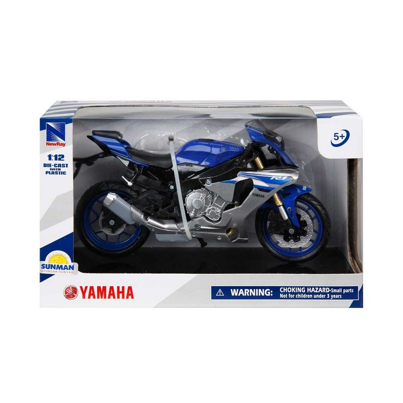YAMAHA YZF-1 R1 Model Motorsiklet 1/12 Ölçek- Mavi