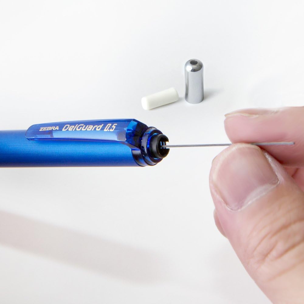 Zebra Delguard 0.5mm Mekanik Kurşun Kalem Mavi / P-MA85-BL Zebra Delguard 0.5mm Mekanik Kurşun Kalem Mavi / P-MA85-BL