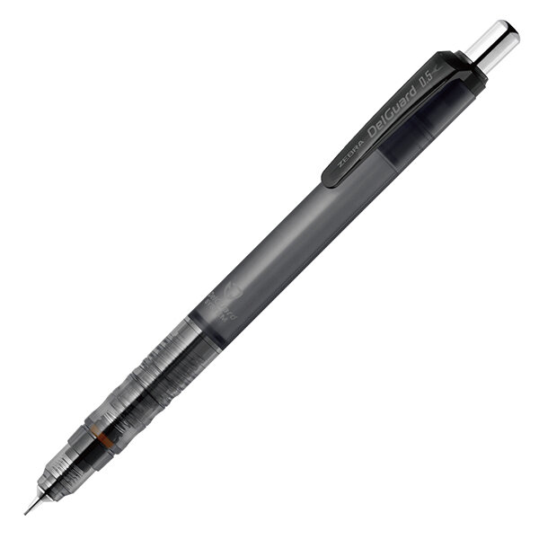Zebra Delguard Grayish Color 0.5mm Mekanik Kurşun Kalem Mat Şeffaf Siyah / MA85-LG-MCBK