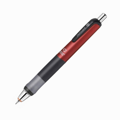 Zebra Delguard Type-GR 0.5mm Mekanik Kurşun Kalem Kırmızı / P-MA93-R