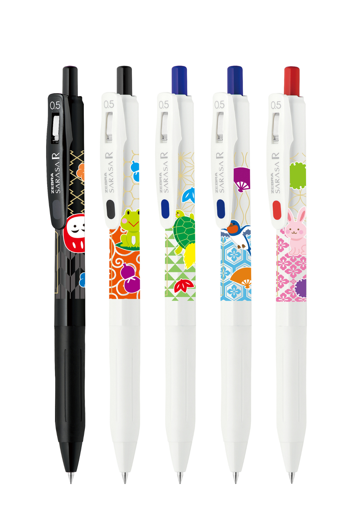 Zebra Sarasa 0.5mm Limited Edition 5'li Jel Kalem Seti - Lucky Charm / JJ29-R1-LC-5P Zebra Sarasa 0.5mm Limited Edition 5'li Jel Kalem Seti - Lucky Charm / JJ29-R1-LC-5P